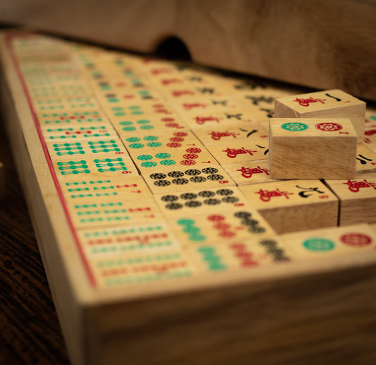 Wooden Mahjong Game