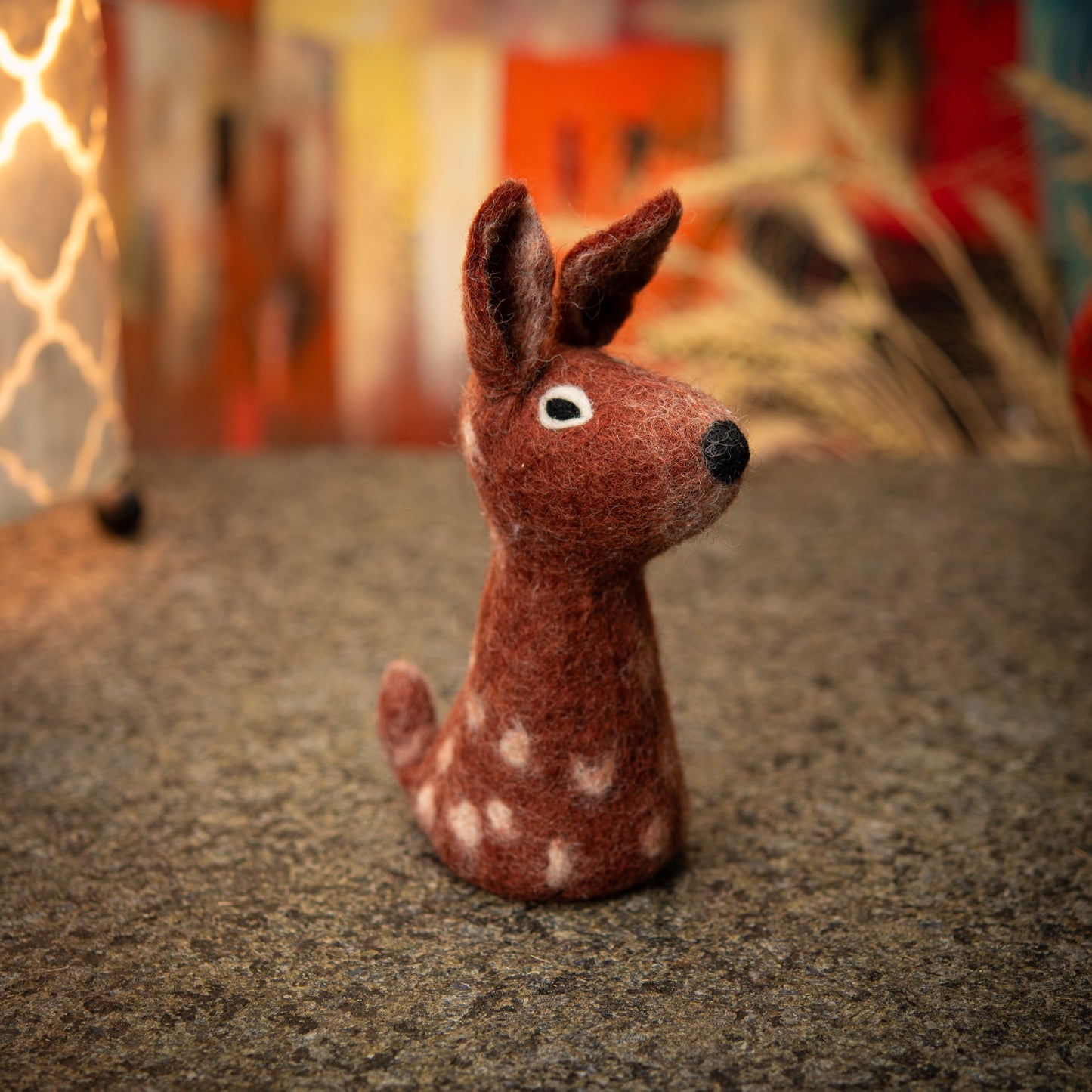 Puppet/ Egg Warmer Deer Handmade Felt