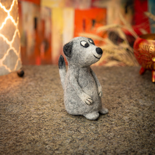 Puppet/ Egg Warmer Marmot Handmade Felt