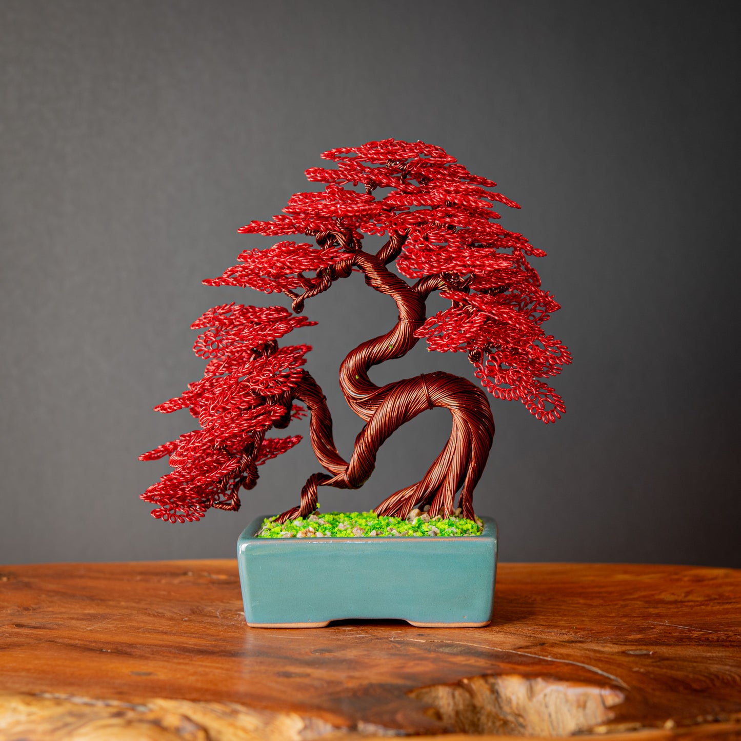 Wire Lucky Tree Bonsai, 20cm