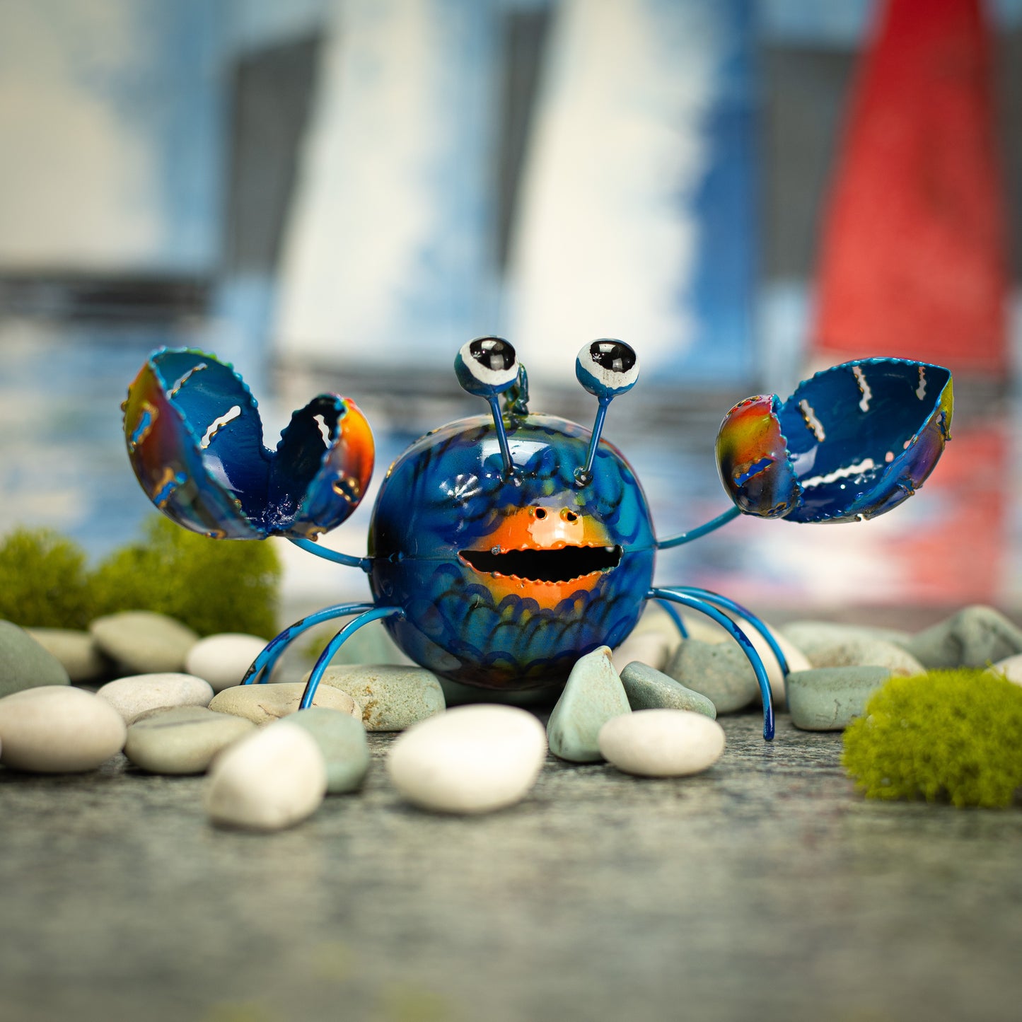 Hanging Metal Crab Decoration