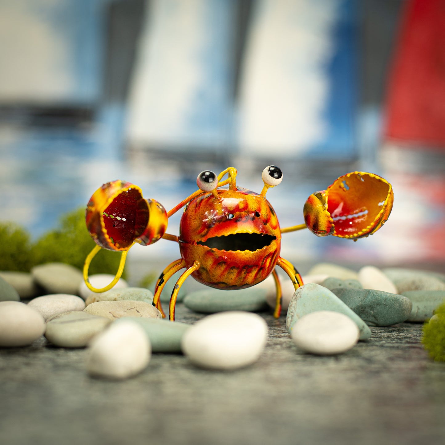 Hanging Metal Crab Decoration