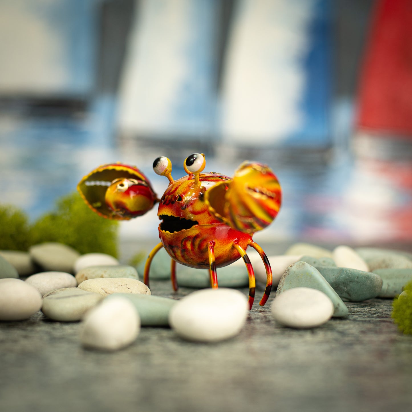 Hanging Metal Crab Decoration