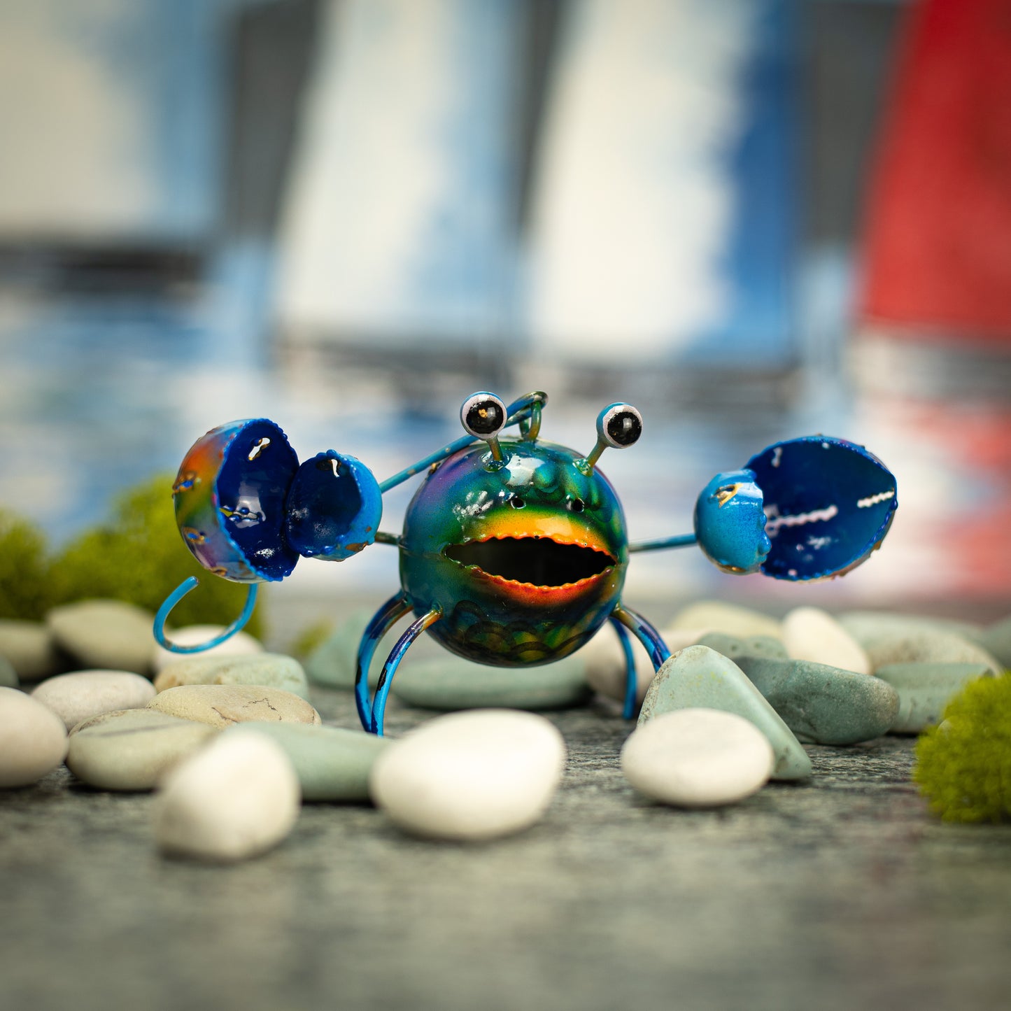 Hanging Metal Crab Decoration