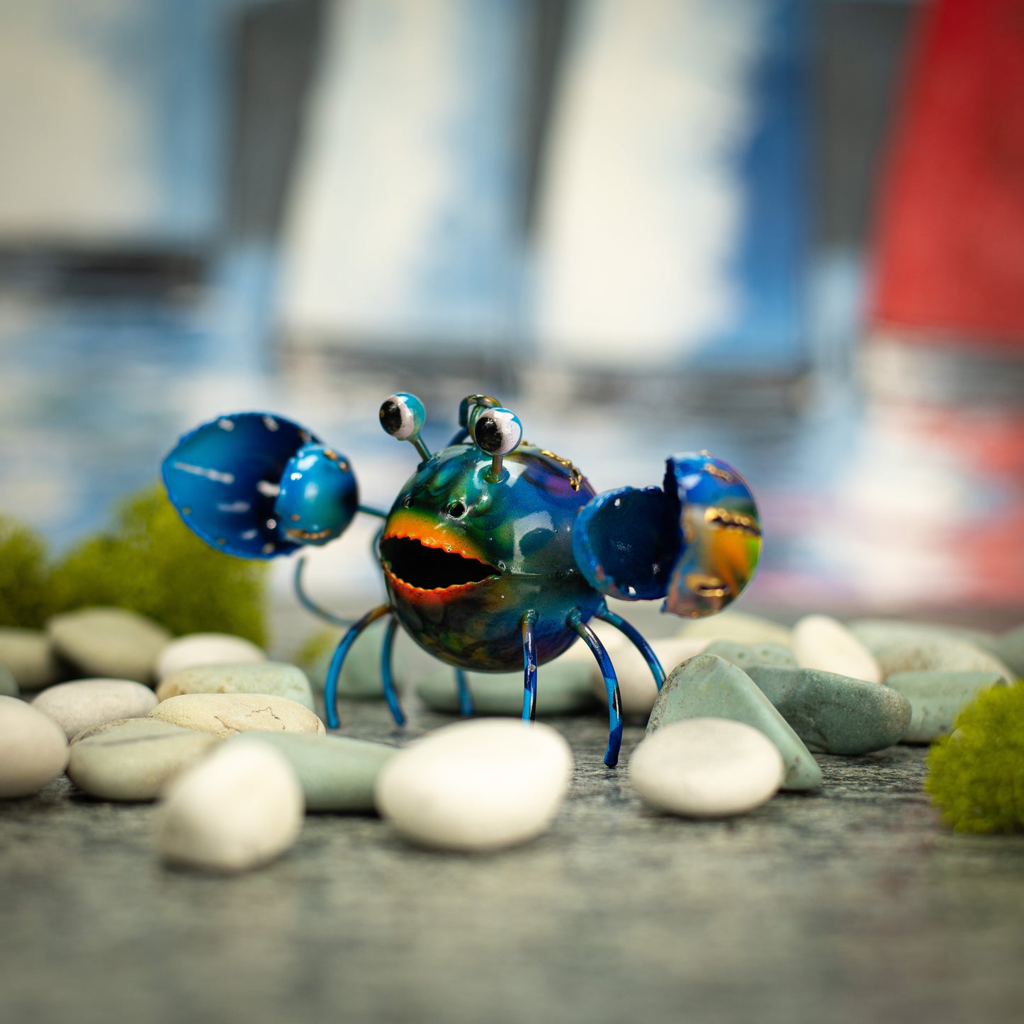 Hanging Metal Crab Decoration