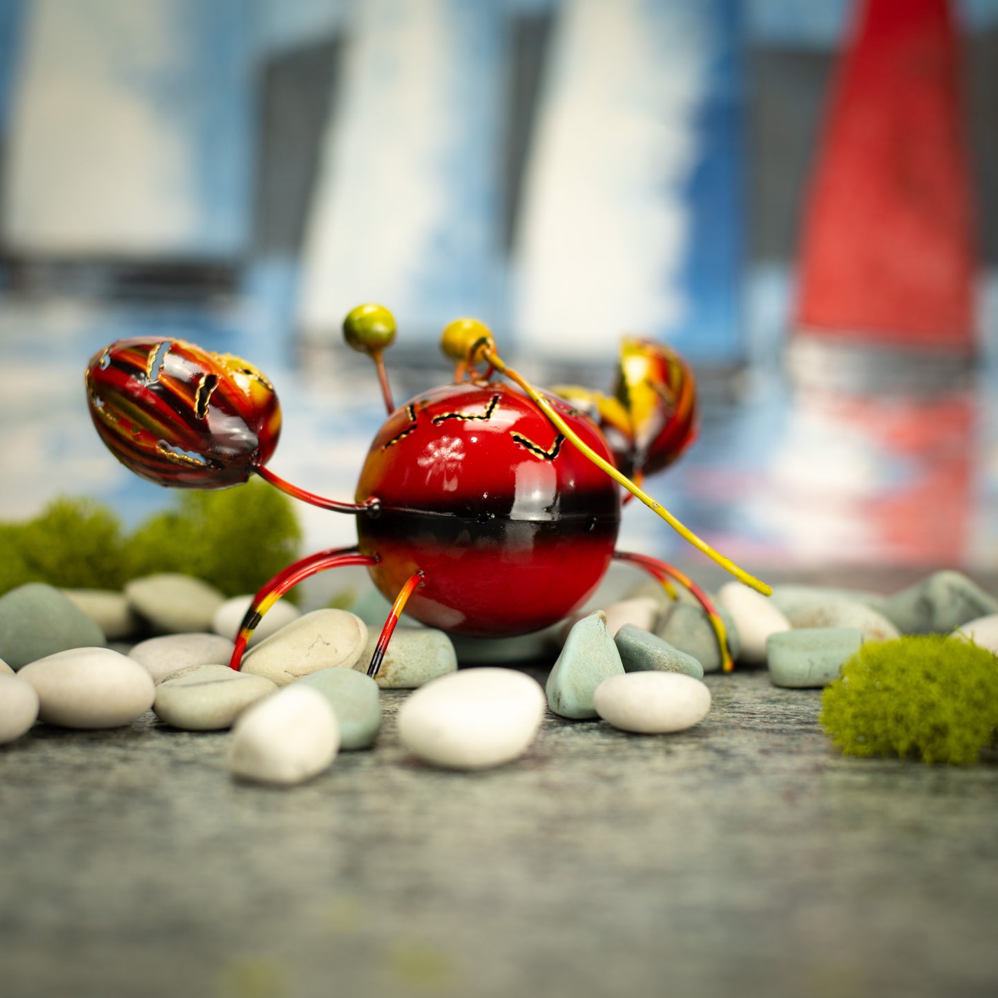 Hanging Metal Crab Decoration