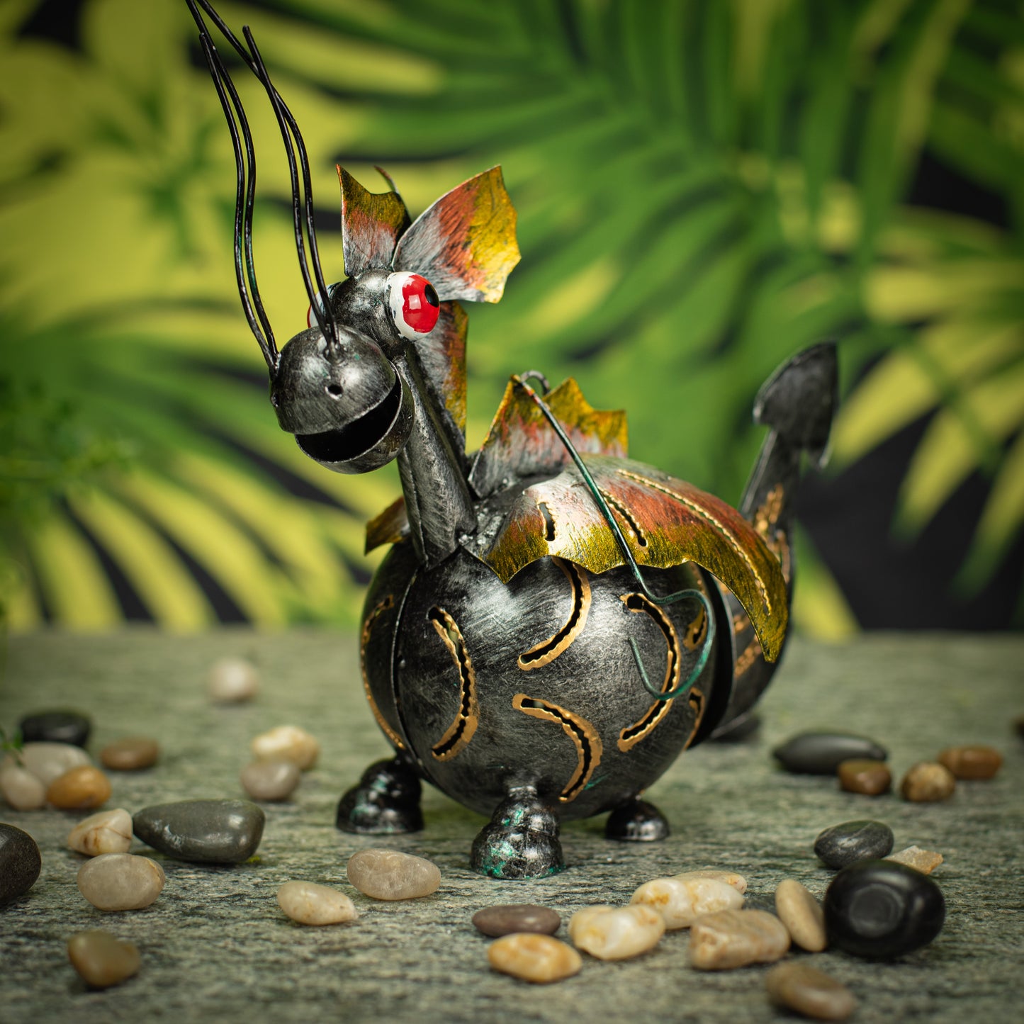 Hanging Metal Dragon Lantern