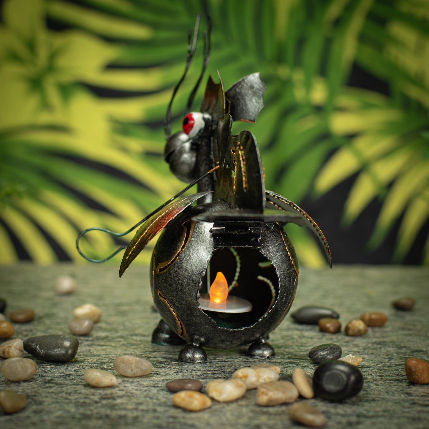 Hanging Metal Dragon Lantern