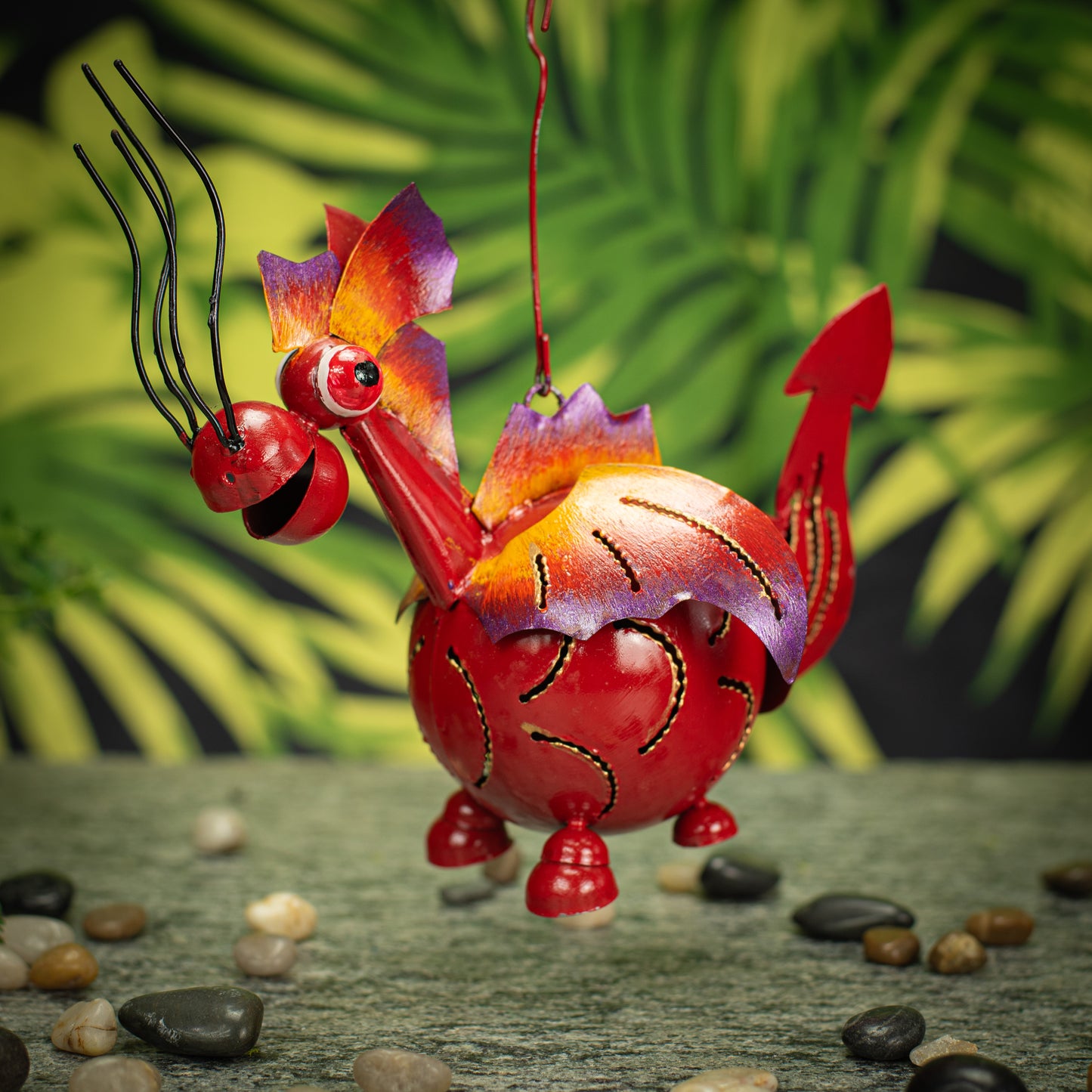 Hanging Metal Dragon Lantern