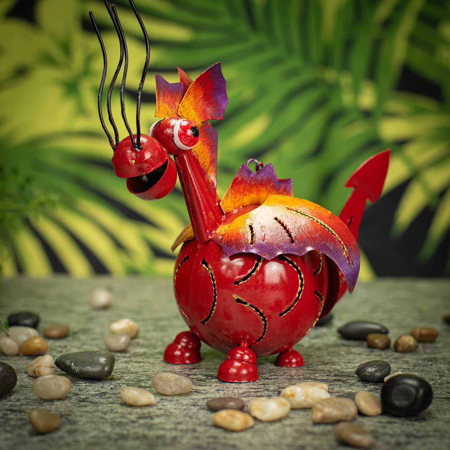 Hanging Metal Dragon Lantern