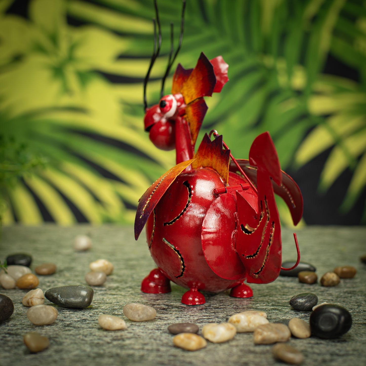 Hanging Metal Dragon Lantern