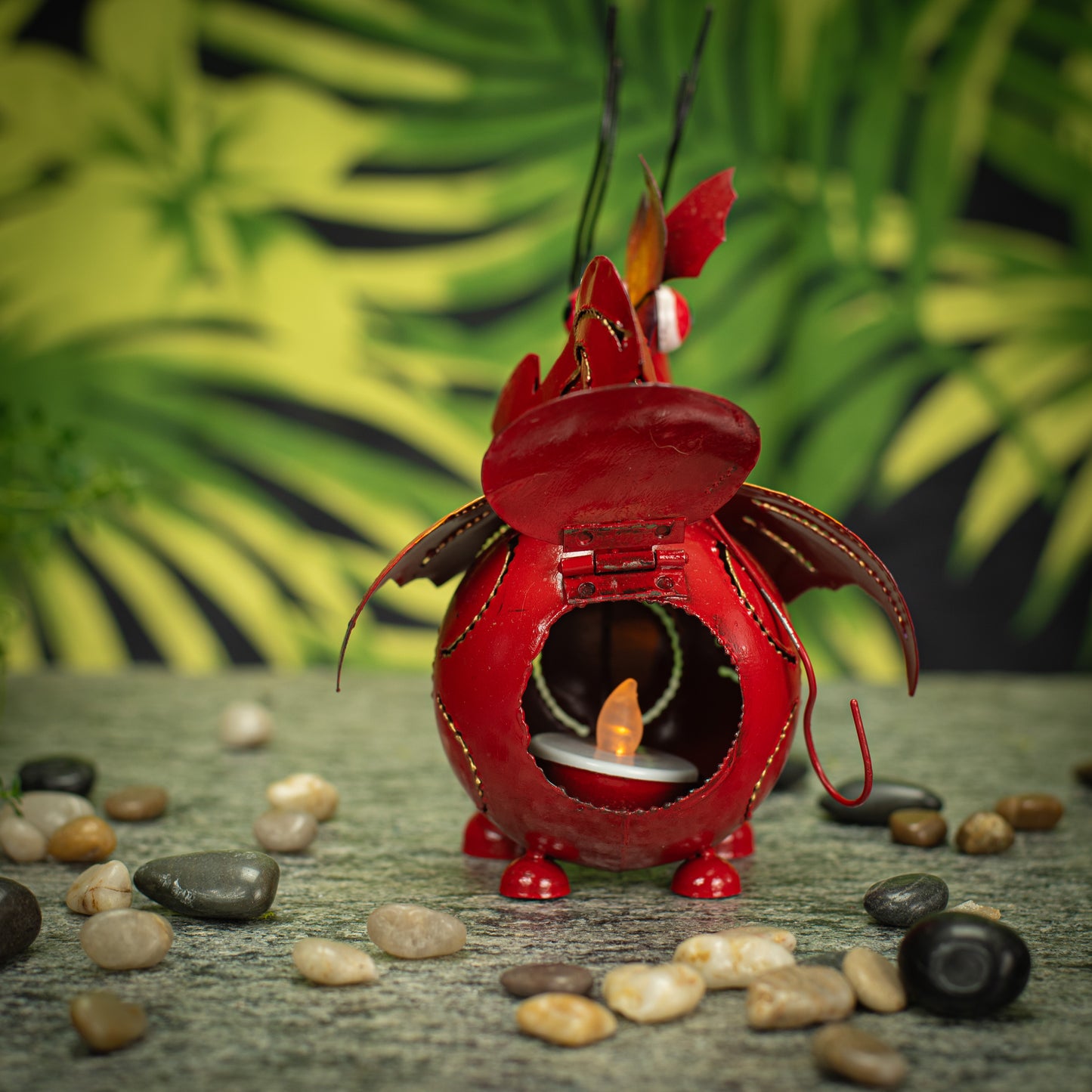 Hanging Metal Dragon Lantern
