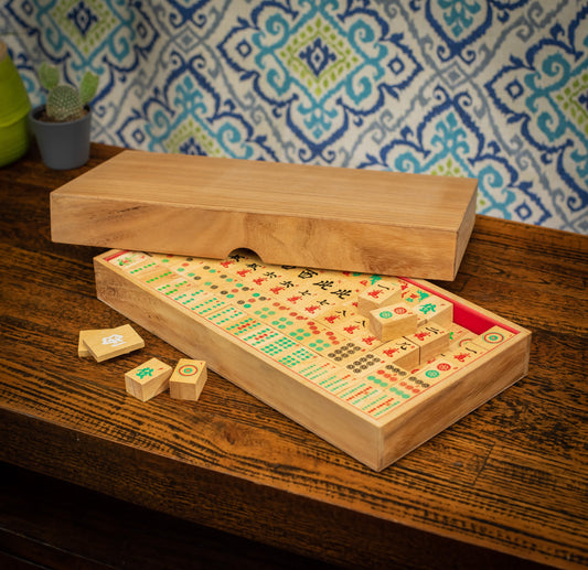 Wooden Mahjong Game