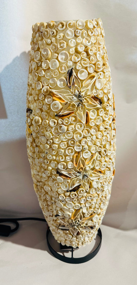 Hand Made Apolo Lamp with Seashells