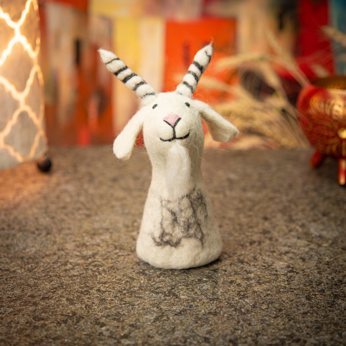 Puppet/ Egg Warmer Goat Handmade Felt