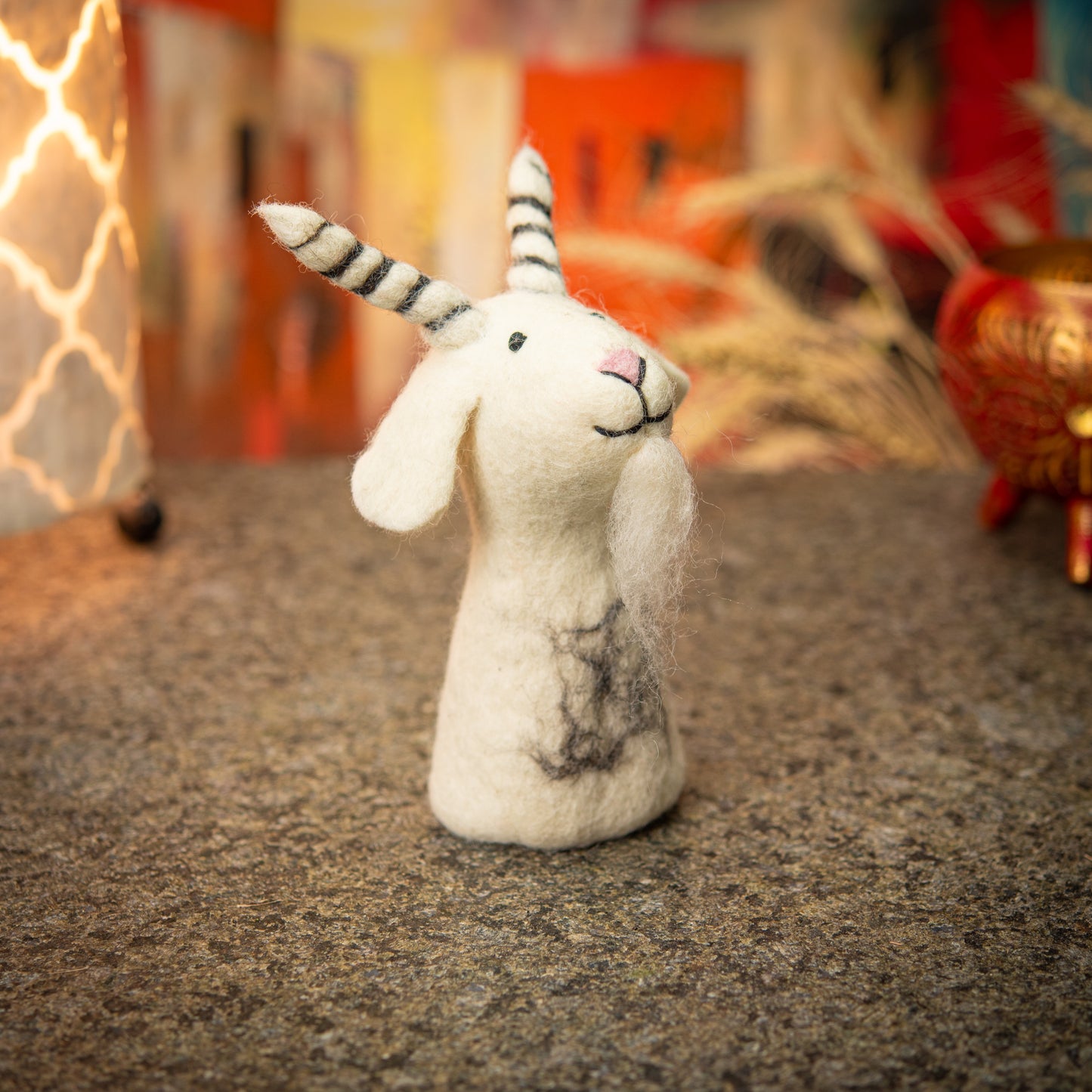 Puppet/ Egg Warmer Goat Handmade Felt