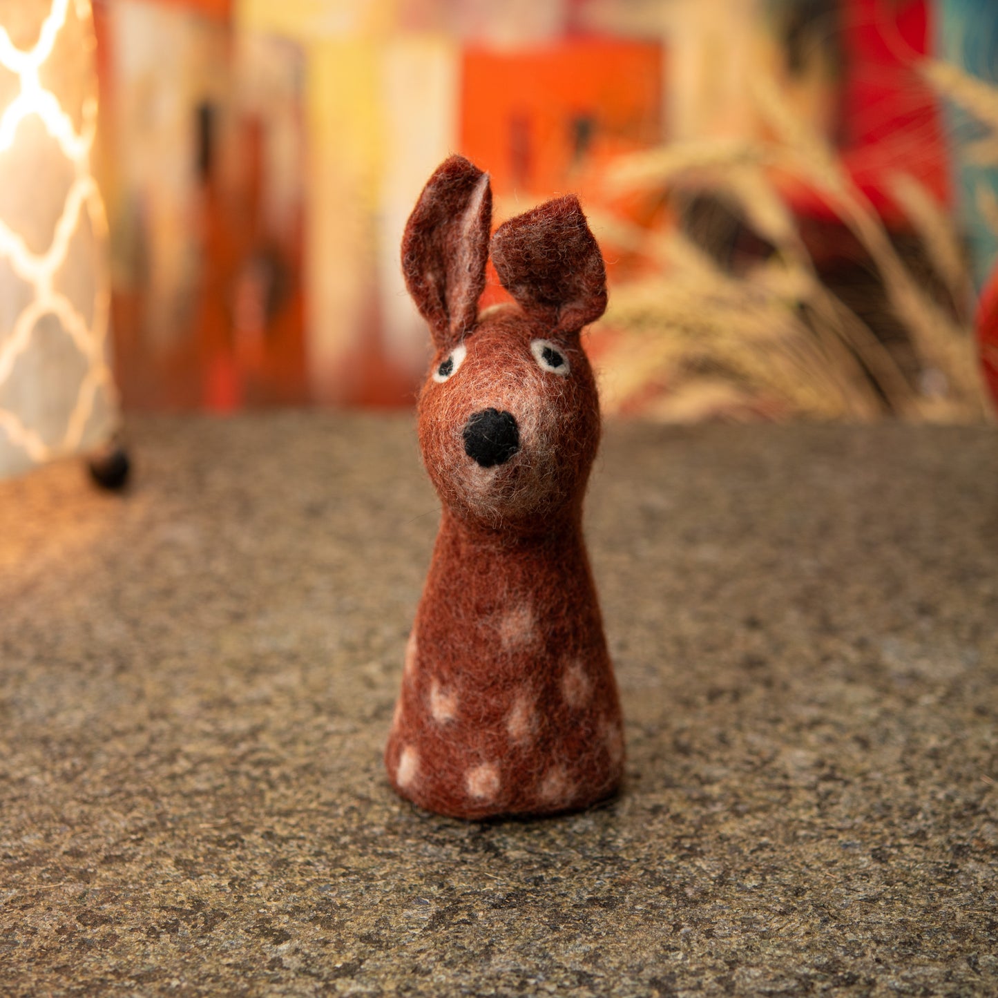 Puppet/ Egg Warmer Deer Handmade Felt