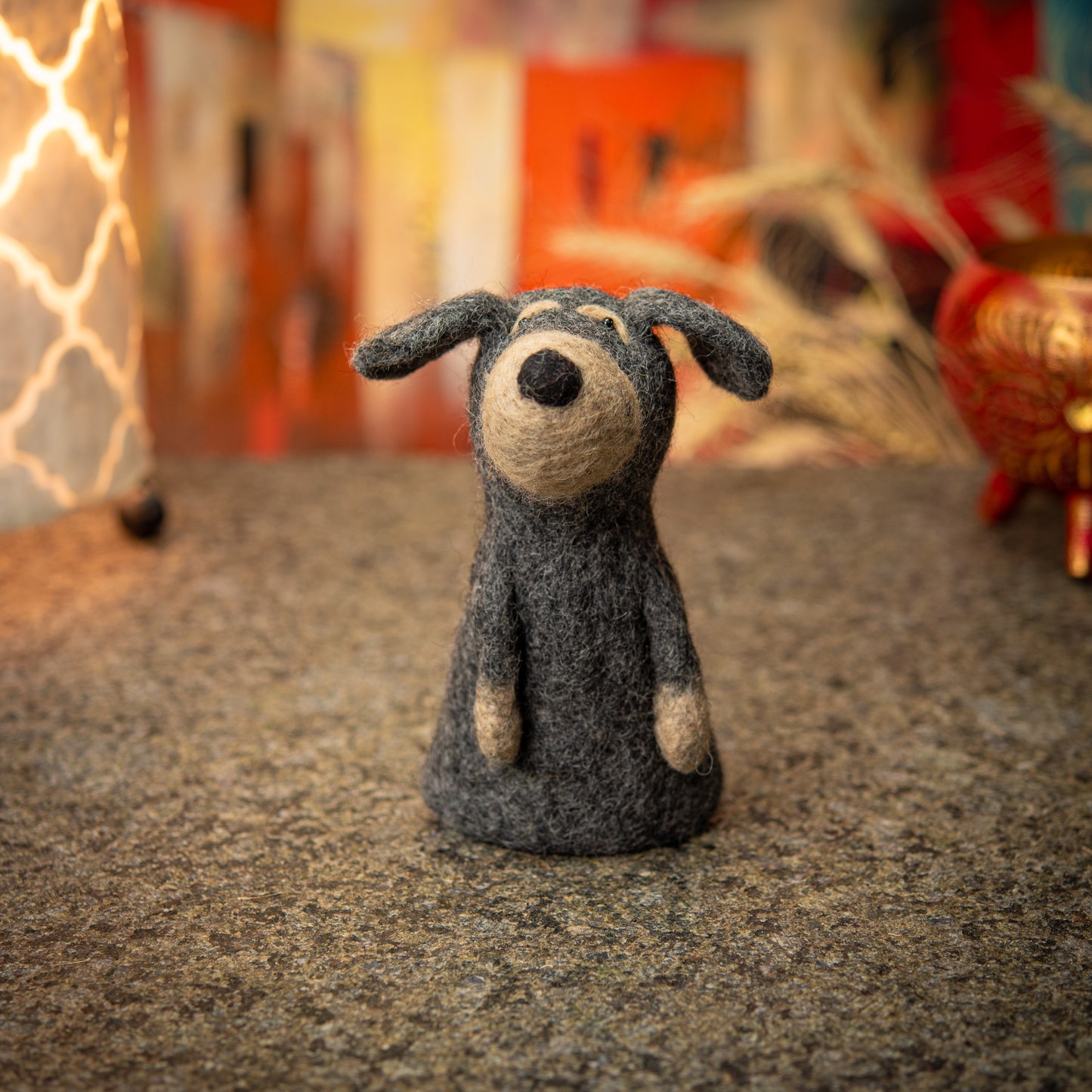 Puppet/ Egg Warmer Dog Handmade Felt