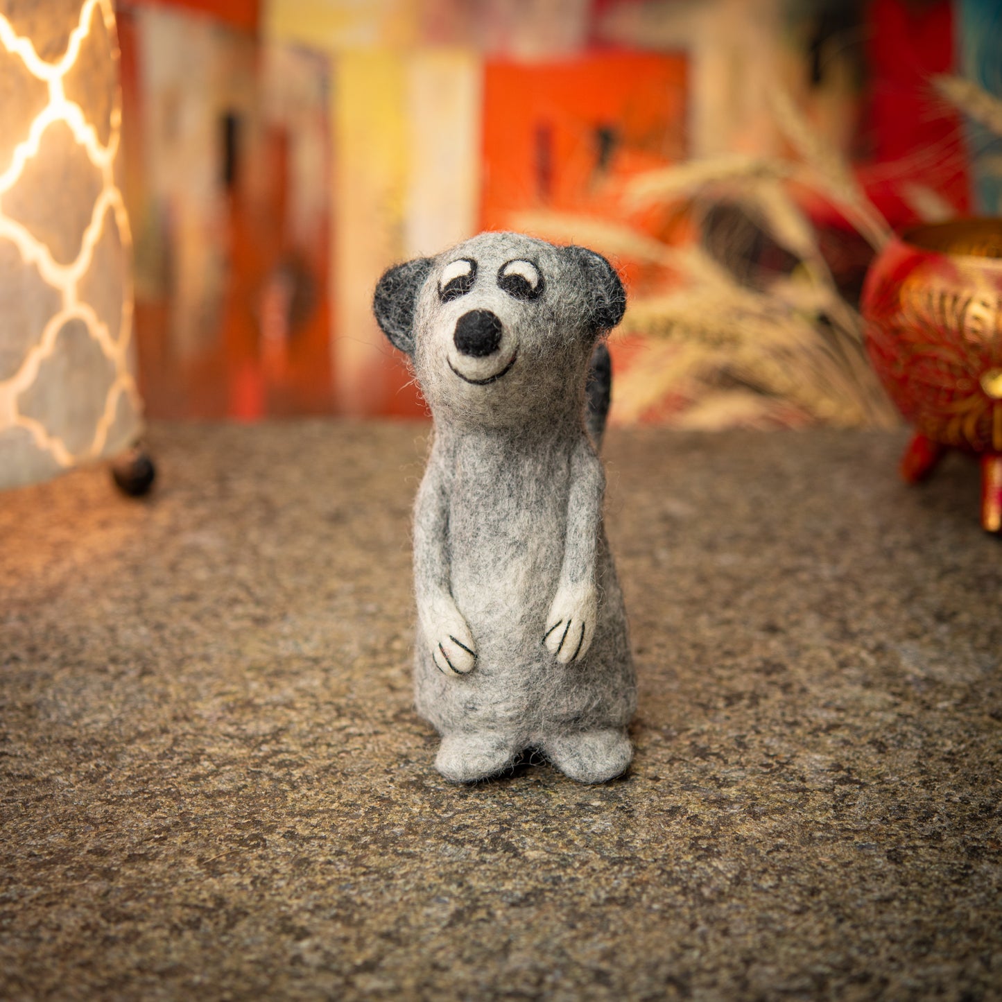 Puppet/ Egg Warmer Marmot Handmade Felt