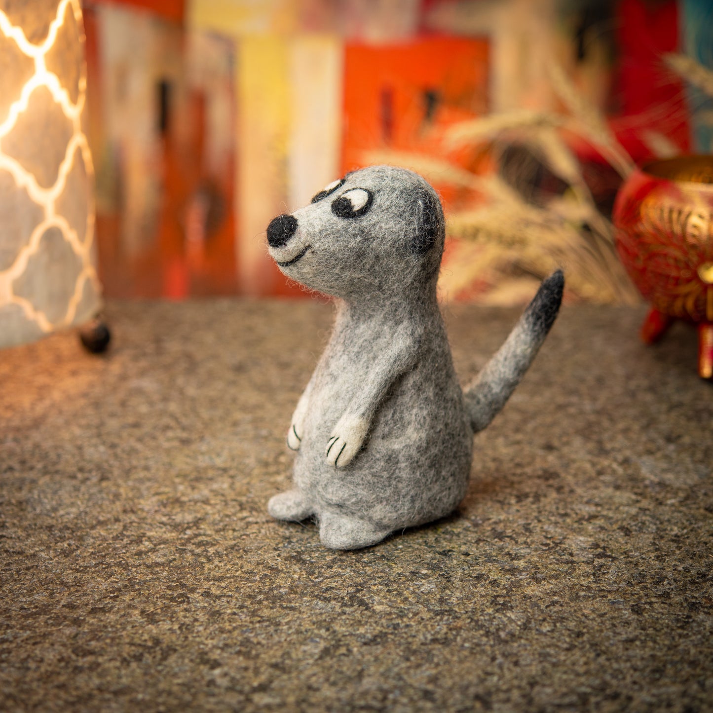 Puppet/ Egg Warmer Marmot Handmade Felt