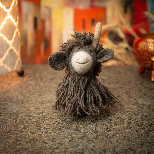 Puppet/ Egg Warmer Yak Handmade Felt