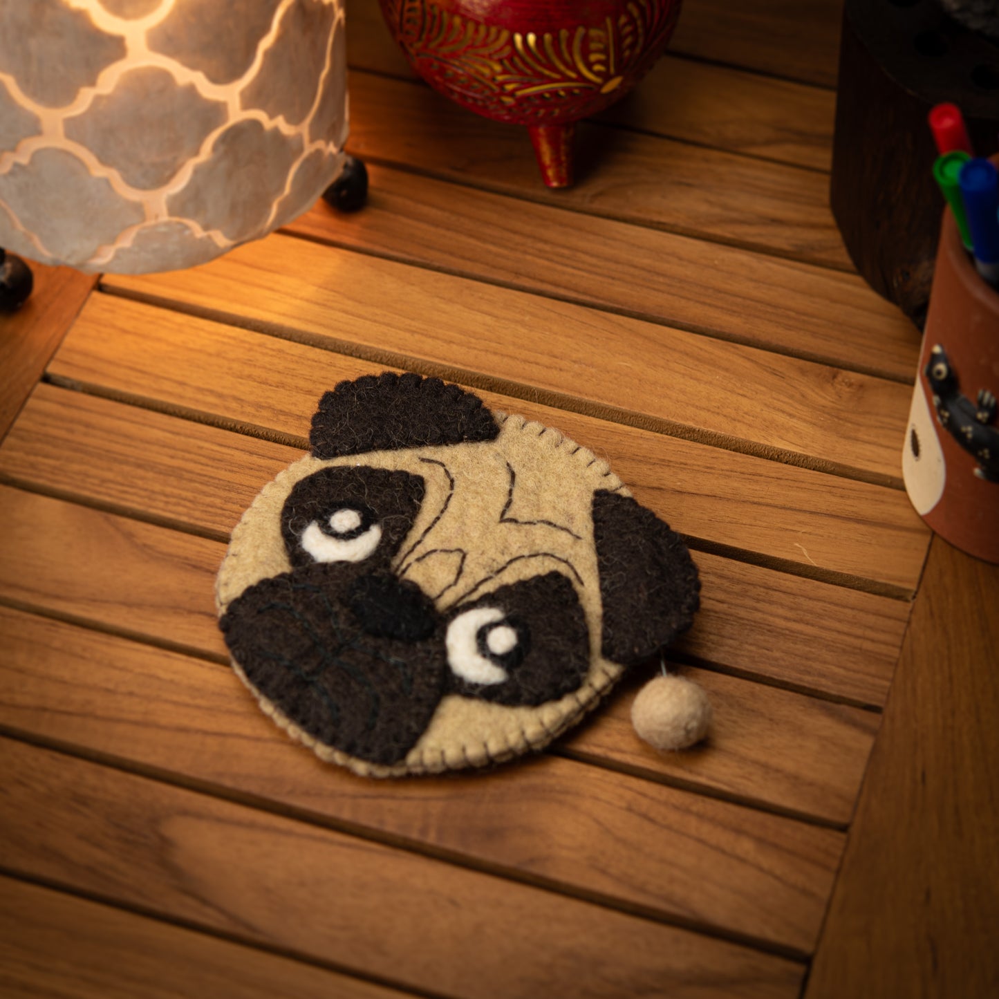 Dog Wool Pouch with Zip