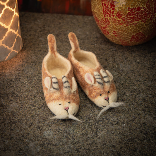 Goat Wool Sheepskin Slippers for Baby & Toddler