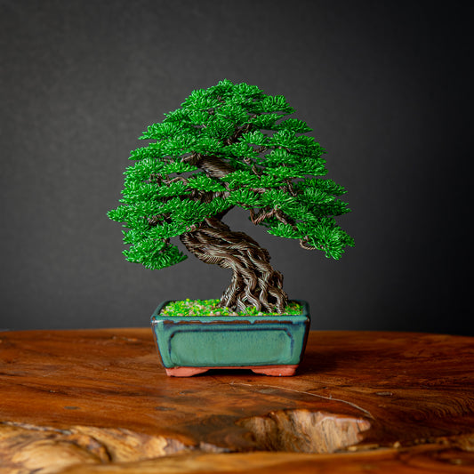Wire Bonsai in Pot, 20cm