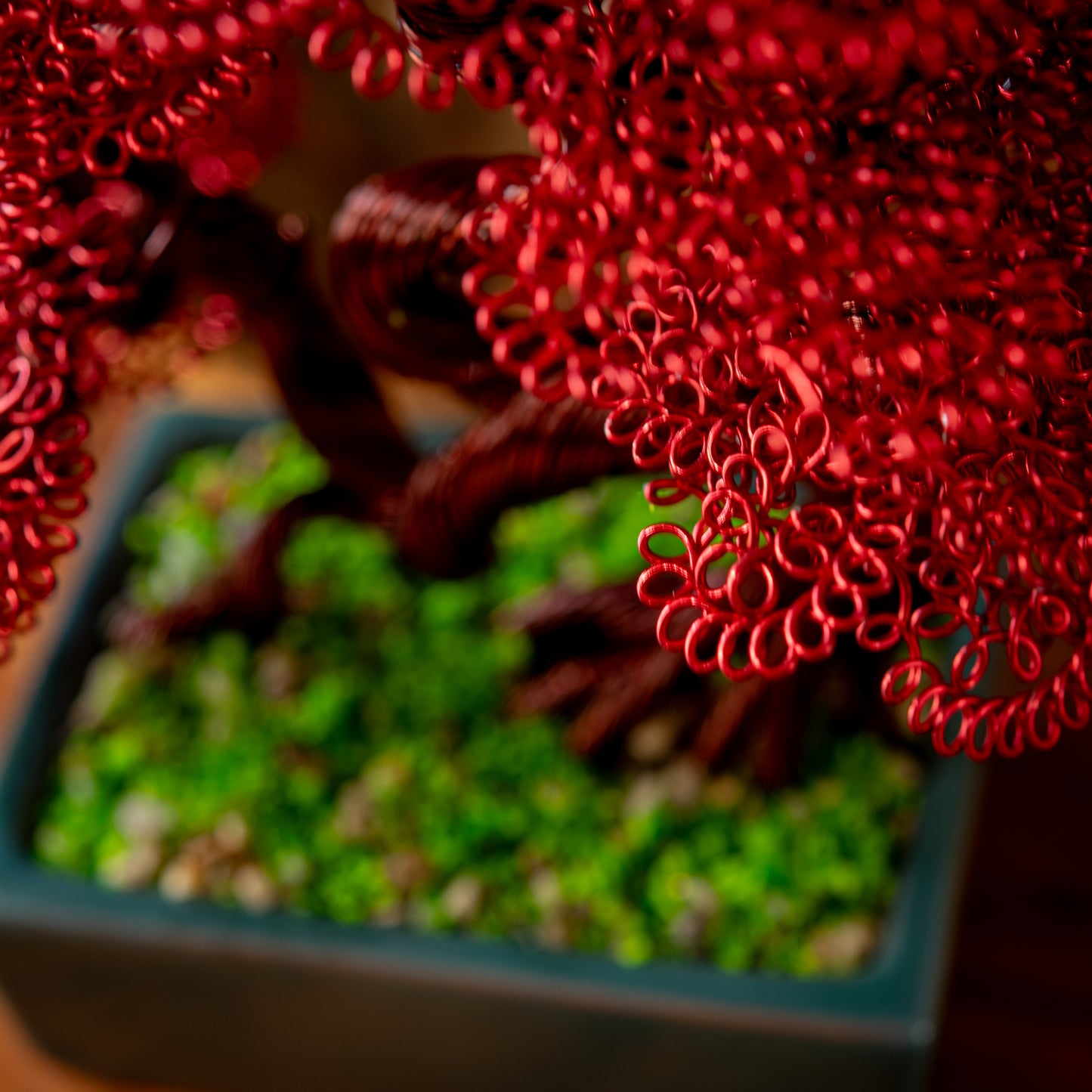Wire Lucky Tree Bonsai, 20cm