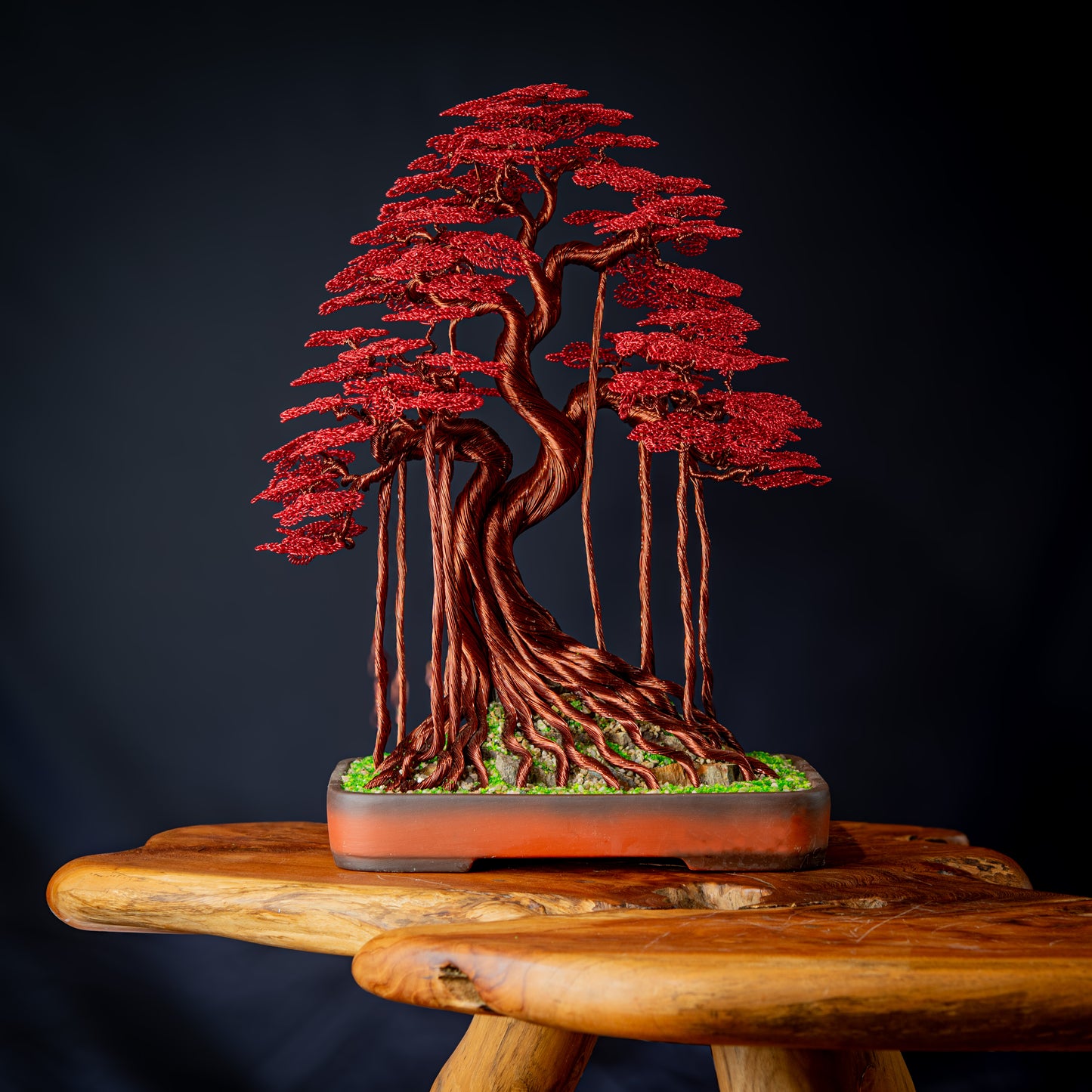 Wire Lucky Tree Bonsai, 55cm